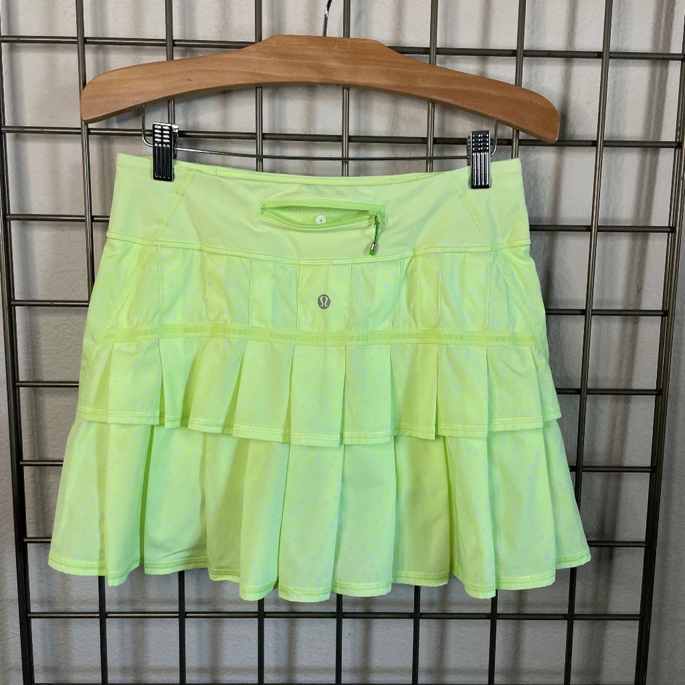 LULULEMON PACE SETTER SKORT, SZ 4 Tall